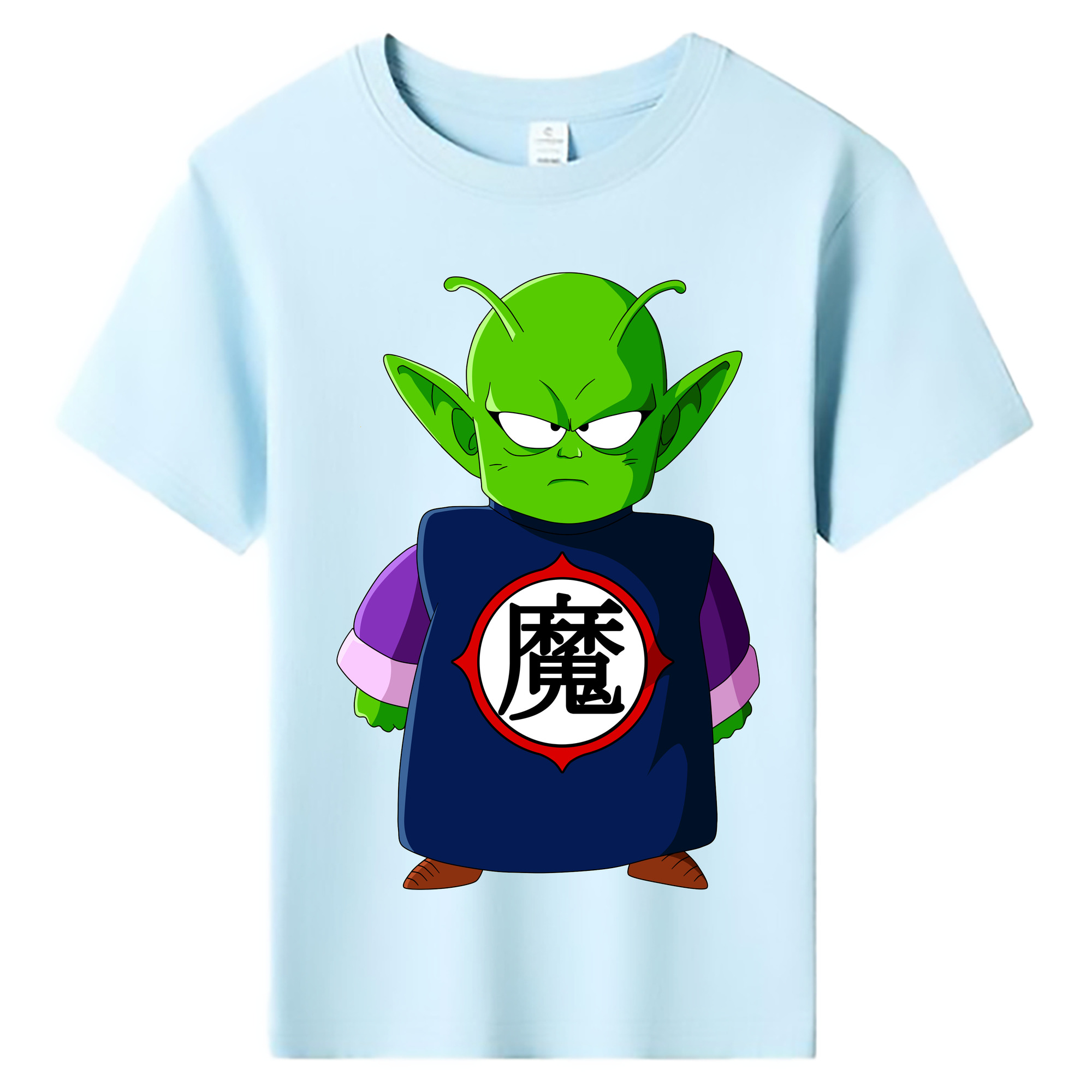 （画像用） ドラゴンボール ピッコロ DRAGON BALL Piccolo 綿100％キッズTシャツ（フロントプリント）